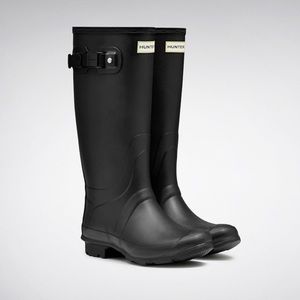 Matte Black Hunter Huntress Rain Boots